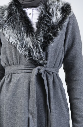 Fur Felt Coat Smoky 5091-02