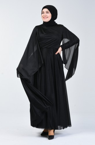 Habillé Hijab Noir 1012-02