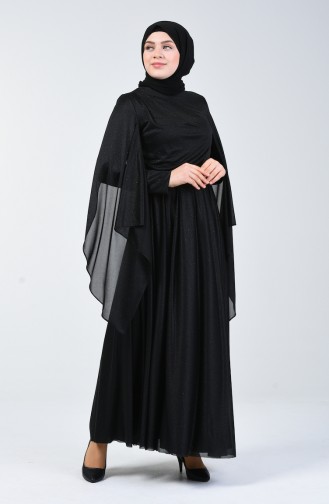 Habillé Hijab Noir 1012-02