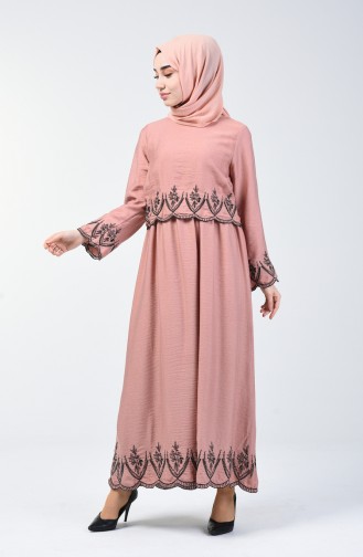 Robe Hijab Poudre 6034-04