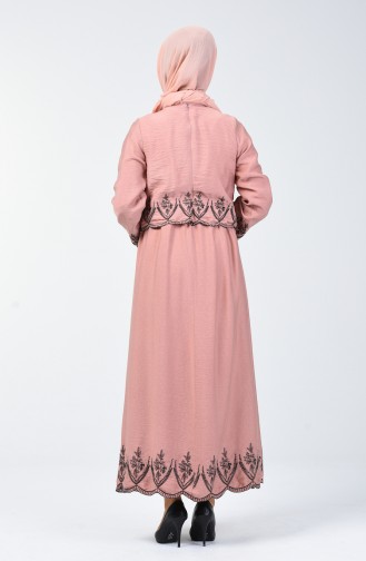 Robe Hijab Poudre 6034-04