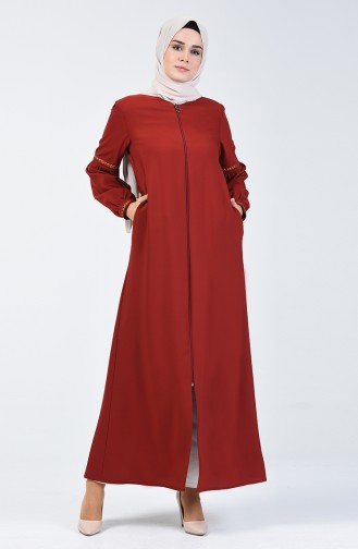 Ballonarmel Abaya 5015-05 Tabak 5015-05