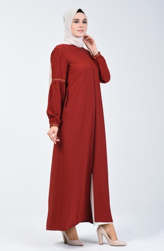 Ballonarmel Abaya 5015-05 Tabak 5015-05