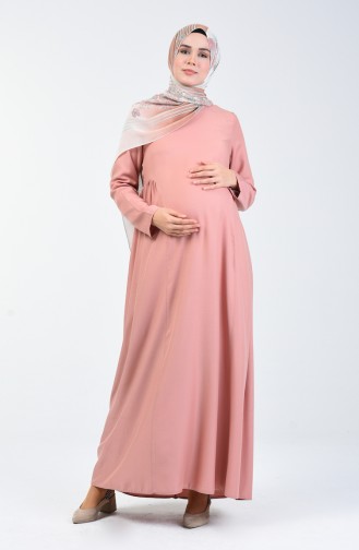 Dusty Rose Hijab Dress 8147-04