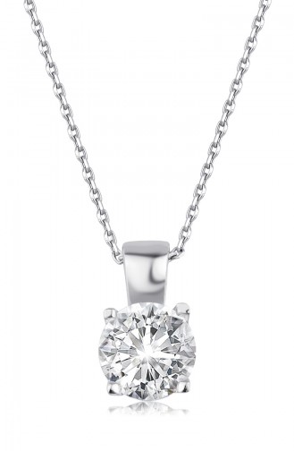 Sky Diamond Solitaire Halskette  sky-3062 Weiss 3062