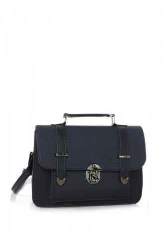 Navy Blue Shoulder Bag 03Z-19