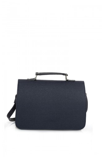 Navy Blue Shoulder Bag 03Z-19