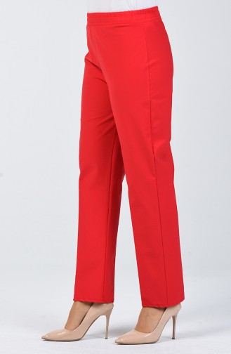 Pantalon Taille Élastique 1424PNT-01 Rouge 1424PNT-01