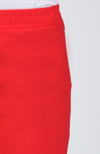Pantalon Taille Élastique 1424PNT-01 Rouge 1424PNT-01