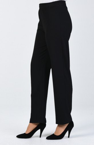 Pantalon Taille Élastique 3137PNT-01 Noir 3137PNT-01