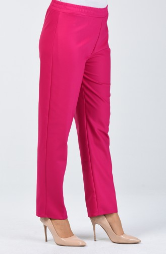 Hose mit elastische Taille 3139PNT-01 Fuchsia 3139PNT-01