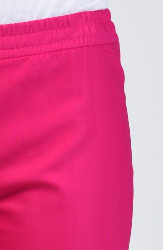 Hose mit elastische Taille 3139PNT-01 Fuchsia 3139PNT-01