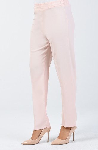 Beli Lastikli Pantolon 3156PNT-01 Açık Somon