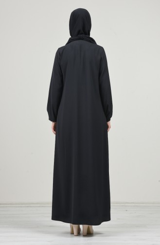 Black Abaya 8149-01