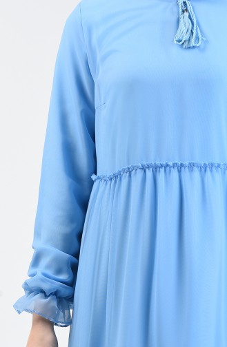 Baby Blue Hijab Dress 1892-09