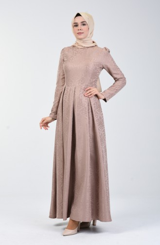 Mink Hijab Dress 7262-02