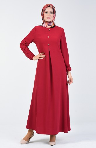 Aerobin Fabric Sleeve Elastic Dress 0050-11 Cherry 0050-11
