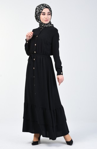 Black Hijab Dress 0067-01