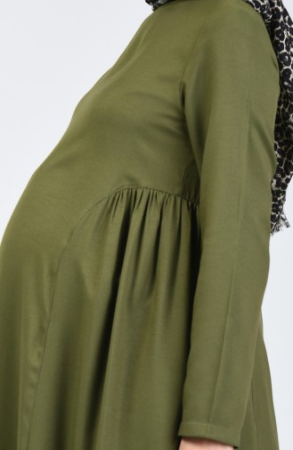 فستان أخضر حشيشي 8147-02