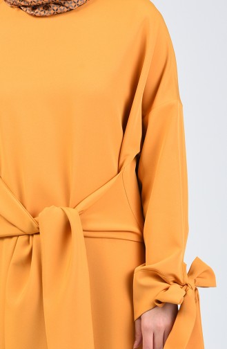 Mustard Hijab Dress 0051-01