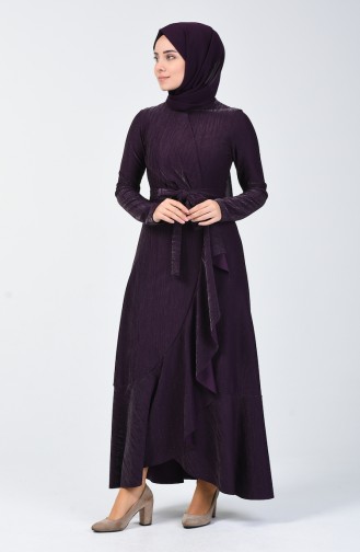 Flounce Dress 5116-01 Purple 5116-01
