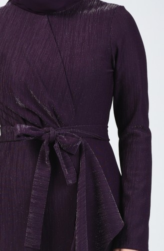 Flounce Dress 5116-01 Purple 5116-01