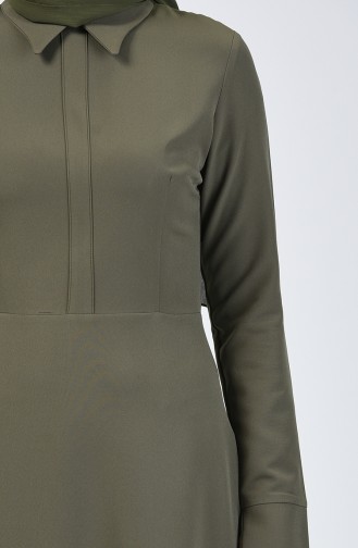 Khaki İslamitische Jurk 301328-01