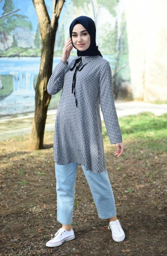 Navy Blue Tuniek 8168-09