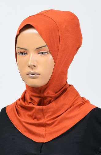 Bonnet Hijab Peigné 13142-18 Brique 13142-18