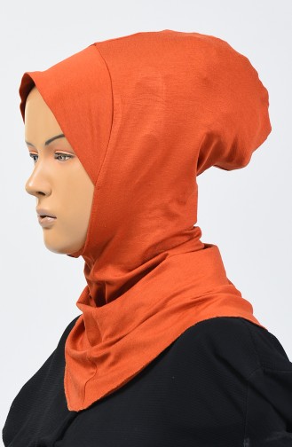 Bonnet Hijab Peigné 13142-18 Brique 13142-18