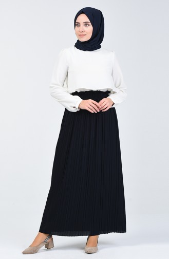 Navy Blue Skirt 1046-07