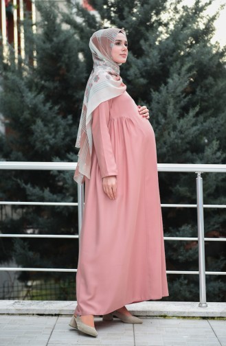 Dusty Rose Hijab Dress 8147-04