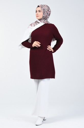 Weinrot Pullover 2009-01