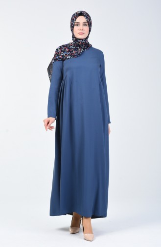 Blue Hijab Dress 8147-05