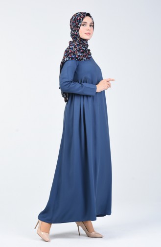 Blue İslamitische Jurk 8147-05