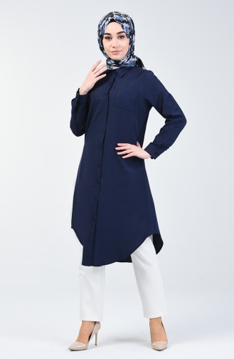 Navy Blue Tuniek 6472-03