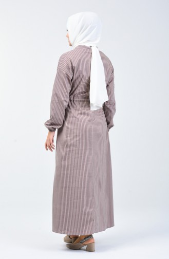 Mink Hijab Dress 3000-01