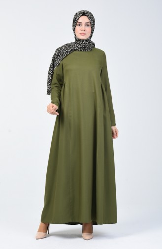 Green Hijab Dress 8147-02