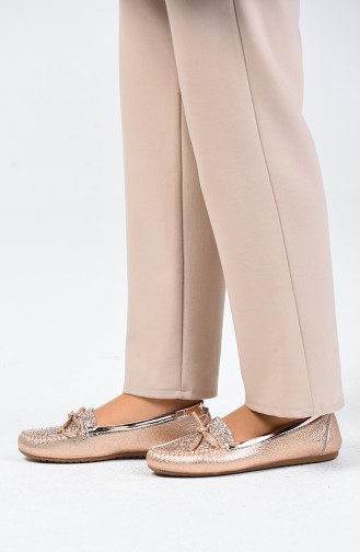 Rose Tan Women`s Flats 3100