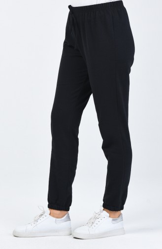 Sweatpants أسود 1558-01