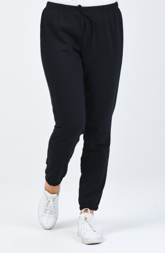 Sweatpants أسود 1558-01