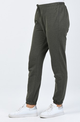 Sweatpants كاكي 1558-02