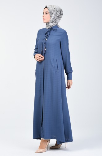 Quasten Detailliertes Abaya 6756A-05 Indigo 6756A-05