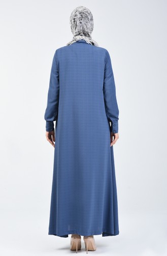 Quasten Detailliertes Abaya 6756A-05 Indigo 6756A-05