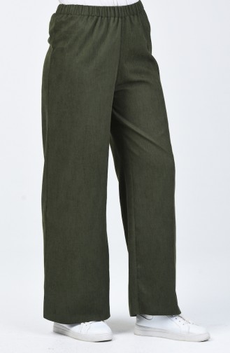 Corded Flared Pants 0267-04 Khaki 0267-04