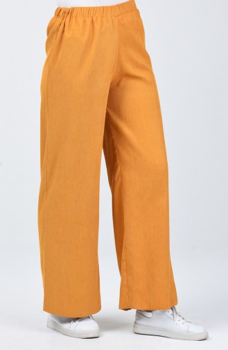 Corded Flared Pants 0267-09 Mustard 0267-09