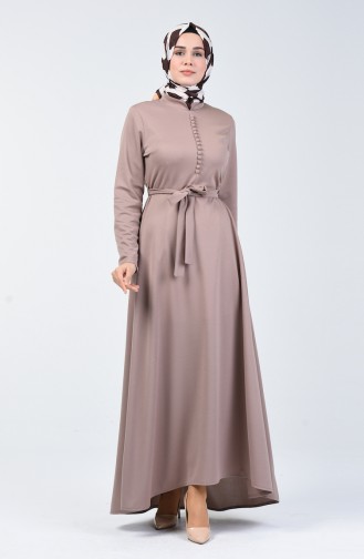 Mink Hijab Dress 1425-07