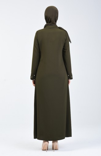 Perlen Abaya 1217-03 Khaki 1217-03