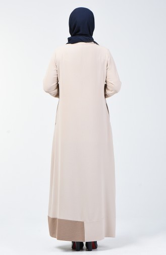 Beige Abaya 0129-06