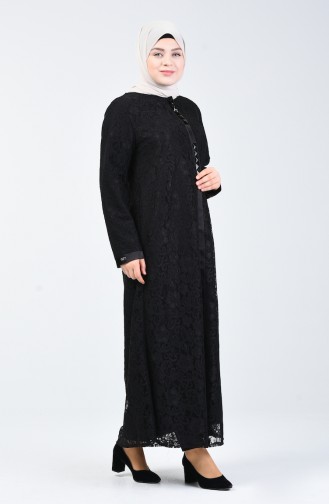 Black Abaya 0390-01